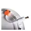 Kanlux 28930 ROUNDA V2LED12W-NW-SR lámpa ezüst, 12W, 660lm, 4000K, neutrál fehér