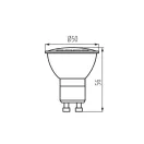 Kanlux TOMIv2 4,9W GU10-WW fényforrás meleg fehér 3000K, 4,9W, 400lm 34968