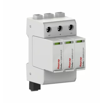   Raycap PV Protec T1-1100PV-3+0-01-E-R 1100VDC túlfeszültség levezető napelem T1+T2 B+C távkijelző 59