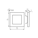 Kanlux APUS LED WW lámpa 13lm, 3000K ("A++"-'A" energiaosztály) 23106