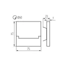 Kanlux 23108 SABIK MINI LED WW lámpa 13 lm, 3000K ("A++" energiaosztály)