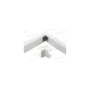 EC AI 12060B belső ív CP12060 szerelvényezhető műanyag parapet kábelcsatornához