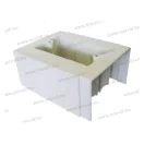 KIT 100B 3 modulos szerelvénydoboz kábelcsatornába fedéllel CP10060 Modul kapcsolókhoz
