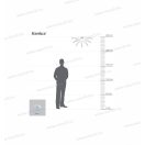 Kanlux 23452 ZONA FLAT-W mozgásérzékelő PIR senzor, IP20