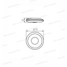 Kanlux 23452 ZONA FLAT-W mozgásérzékelő PIR senzor, IP20