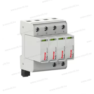   Raycap Protec T1-300-LH-R (4+0) In=25kA/P túlfeszültség levezető T1+T2 (B+C) távkijelzős 59.A378