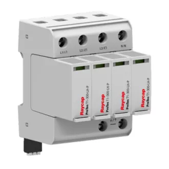   Raycap Protec T1-300-LH-R (4+0) In=25kA/P túlfeszültség levezető T1+T2 (B+C) kijelzős 59.A378