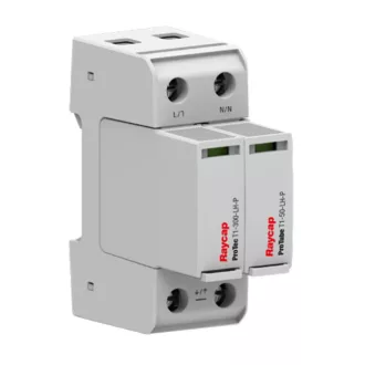   Raycap Protec T1-300-LH (1+1) In=25kA/P túlfeszültség levezető T1+T2 (B+C) osztály 59.A379