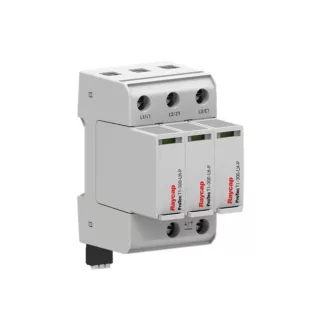   Raycap Protec T1-300-LH-R (3+0) In=25kA/P túlfeszültség levezető T1+T2 (B+C) kijelzős 59.A376