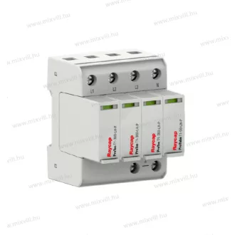   Raycap Protec T1-300-LH (3+1) In=25kA/P túlfeszültség levezető T1+T2 (B+C) osztály 59.A381
