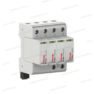   Raycap Protec T1-300-LH-R (3+1) In=25kA/P túlfeszültség levezető T1+T2 (B+C) távkijelzős 59.A382
