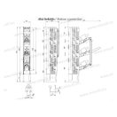 Pronutec Függőleges biztosítós szakaszoló 630A BTVC NH-3S M12 185 sínkapcsos bekötéshez 43873230202E