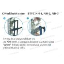 Pronutec Függőleges biztosítós szakaszoló 630A BTVC NH-3S M12 185 sínkapcsos bekötéshez 43873230202E