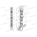 Pronutec BTVC NH-00V 160A függőleges biztosítós szakaszoló V terminál 185 síntávolság 4437110280