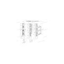 Pronutec BTVC NH-2SV ÚJ 400A függőleges szakaszoló kapcsoló GAR123-al szerelhető 43872105802EA-S