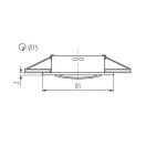 Kanlux 2550 CTX-DT10-W 12V MR16 fehér spot ("A++"-"E" energiaosztály)