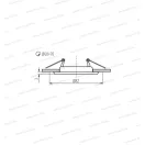 Kanlux Argus CT-2114-C/M fix spotlámpa matt króm MR16 ("A++"-"E" energiaosztály) 325