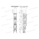 Pronutec BTVC NH-1S 250A függőleges biztosítós szakaszoló M12 185 sínkapcsos bekötéshez 43871230202E