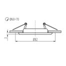 Kanlux 37152 ARGUS II CT-2114-C dekorációs keret króm