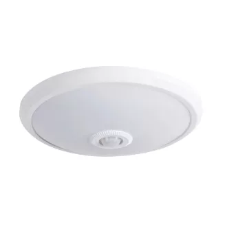   Kanlux FOGLER LED mennyezeti lámpa mozgásérzékelővel 14W NW lámpa, 4000K napfeny fehér 18121