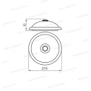 Kanlux FOGLER LED mennyezeti lámpa mozgásérzékelővel 14W NW lámpa, 4000K napfeny fehér 18121