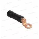 OMU system SKS 95 szürke előre szigetelt krimpelhető alu kábelsaru réz fejjel 95mm2 M12 SKS95