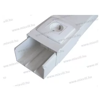   KIT 120A 2 modulos szerelvénydoboz+fedél CP12060 csatornához