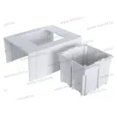 KIT 120A 2 modulos szerelvénydoboz+fedél CP12060 csatornához