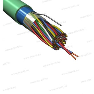 J-Y(ST)Y 2x2x0,8 zöld (EIB)