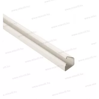   EC MA1510 15x10mm fehér színű sarokpántos műanyag mini kábelcsatorna, zsanéros fedéllel
