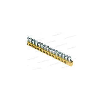   PEN 1m földelősín 63A 9x6,5x1000mm M5 csavar. 16mm2 2020537