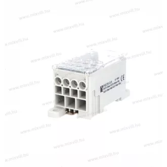   Fáziselosztó blokk PVB 250-3/8 250A 1x35-120mm2+3x2,5-35mm2+8x2,5-16mm2 1000V AC/DC 2080718