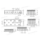 ECA40100 perforált műanyag csatorna 40x100mm