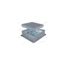 CAT Padlódoboz-perem 14 modulos 360x360x95-125mm RB34-U 28779