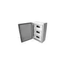 UVPBM-5035 500x350x190mm IP65 UV álló 36 modulos műanyag elosztószekrény ABS