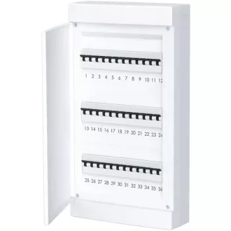   Omu system MLF36 PW 36 modulos falon kívüli lakáselosztó fehér ajtóval