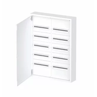   Omu system FEF120RBS 120 modulos (2x5x12) falon kívüli fém elosztószekrény fehér IP30 RAL9003