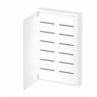   Omu system FEF144RBS 144 modulos (2x6x12) falon kívüli fém elosztószekrény fehér IP30 RAL9003