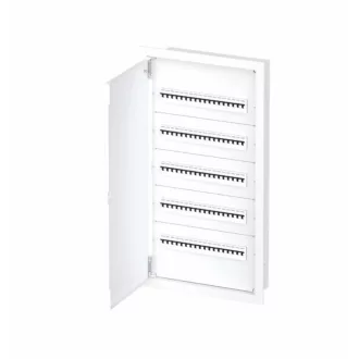   Omu system FES90RBF 90 modulos 5x18 modul süllyesztett fém elosztószekrény fehér IP30 RAL9003