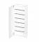 Omu system FES108RBF 108 modulos 2x6x18 modul süllyesztett fém elosztószekrény fehér IP30 RAL9003