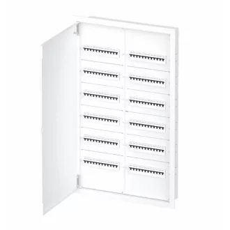   Omu system FES144RBF 144 modulos 2x6x12 modul süllyesztett fém elosztószekrény fehér IP30 RAL9003