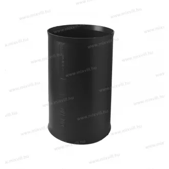   CORBLACK karmantyú fekete 110/94 duplafalú befűzőszalagos gégecsőhöz, közműcsőhöz