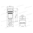 XBS IS 22 KAOSZ Ledes jelzőlámpa sárga 24V/AC/DC