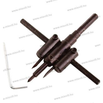   Extol 1804 Körkivágó gipszkartonhoz 2db 30-120mm állítható késsel