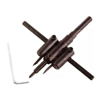   Extol 1804 Körkivágó gipszkartonhoz 2db 30-120mm állítható késsel