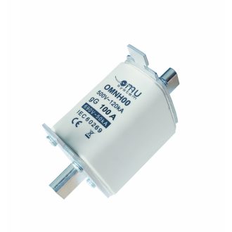   OMU system OM NH00 100A gG késes biztosítóbetét 500V ~120kA