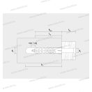 Celo Apolo 56NFWH5NF F szárnyas nylon dűbel Ø6, 4,2x40 kampós csavarral bliszterben