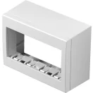 MODUL CUBO falon kívüli doboz IP20 4M PW fehér AC40PW (31581) hátfal nélkül