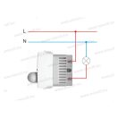 MODUL dimmer fekete 40-300W 1M SB EM10SB(15247)