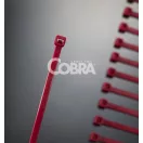 COBRA 9058TR hőálló kötegelő 100x2,5 RAL3003 vörös 125°C gyorskötöző